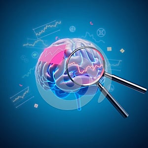 ai generated brain illustrations