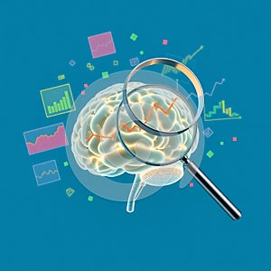 ai generated brain illustrations