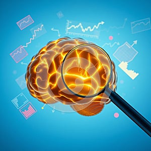 ai generated brain illustrations