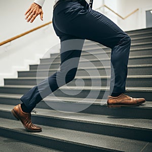 AI Generated Business Professionals Working in a Modern Office Setting