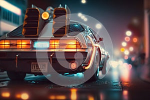 Ai generated car image illustration