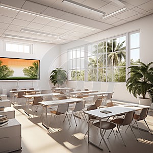 AI generated classroom