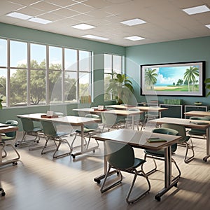 AI generated classroom