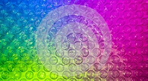 Rainbow Bubble Wrap Texture (AI Generated)