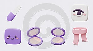 AI-Generated Cute 3D Makeup & Accessories