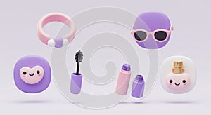 AI-Generated Cute Makeup & Accessories