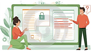 AI-Generated Data Security Presentation