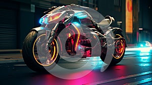 AI-generated future bike concept