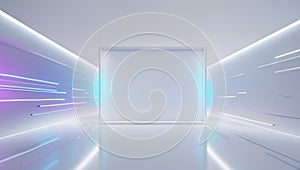 futuristic digital interface technology background