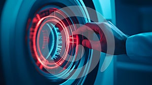 AI-generated Futuristic Interface Control Panel