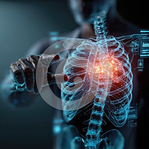 AI-Generated Human Anatomy Visualization