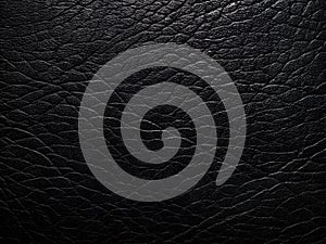 AI-generated illustration of black leather texture background