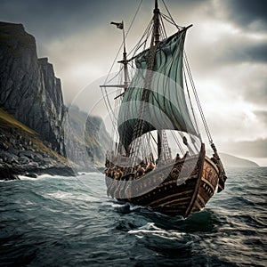 Leif Eriksson\'s Viking Voyage to Newfoundland: A Historical Reenactment photo