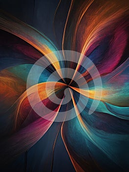 Vivid Stellar Abstraction - Colorful & Timeless Art photo