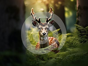 fallow deer head