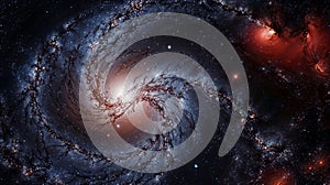 a spiral spiral is shown in the center of this image