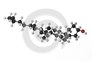 AI generated illustration of molecular structure on a white background
