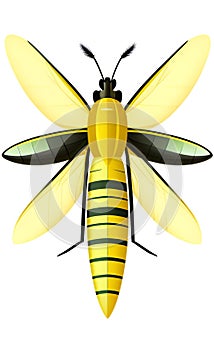 AI generated illustration of a mosquito
