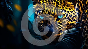 AI generated illustration of a mysterious tiger unaware of its mystique