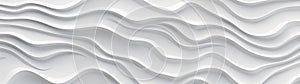 AI generated illustration of white wall featuring a unique wavy pattern with an eye-catching texture