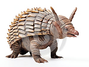 Ai Generated illustration Wildlife Concept of Armadillo photo