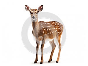 Ai Generated illustration Wildlife Concept of Beautiful sika deer