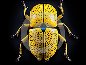 Ai Generated illustration Wildlife Concept of Beetle Dynastes granti