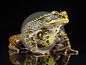 Ai Generated illustration Wildlife Concept of Edible Frog - Rana esculenta