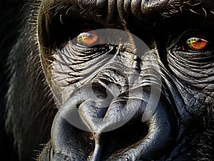 Ai Generated illustration Wildlife Concept of Gorilla (captive)