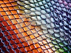 Ai Generated illustration Wildlife Concept of Reptile skin