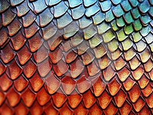 Ai Generated illustration Wildlife Concept of Reptile skin