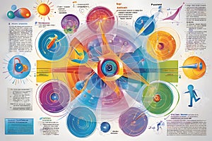 AI generated illustrations for the concept of physics on the topic of Energy Explorations