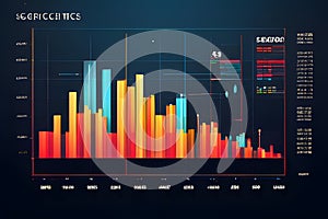 AI Generated-illustrations for the concept of physics on the topic of Market Analysis Insights