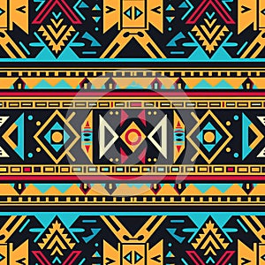 Aztec Patterns background, design seamless pattern