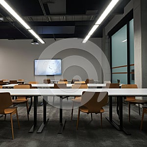 AIGenerated Image: Modern Office Workspace Design