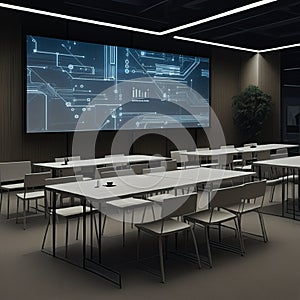 AIGenerated Image: Modern Office Workspace Design