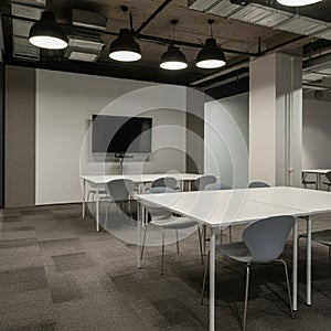 AIGenerated Image: Modern Office Workspace Design