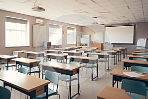 classroom, background illustration