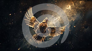 Space Hen, Made with Generative AI