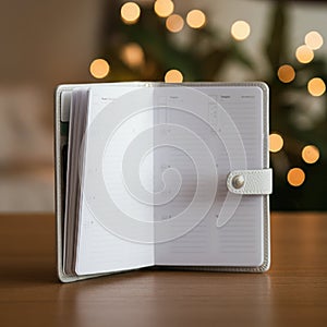 AI-Generated Image: Elegant Diary for Notes and Planning