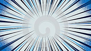 ComicSpeedLineBurstBackground AI Generated