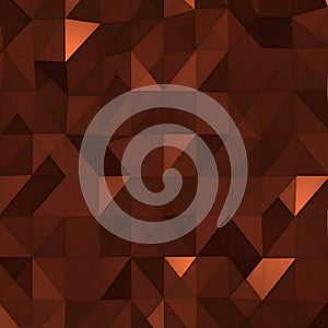 AI Generated: Pattern of Small Dark Brown Triangles