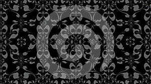Timeless and Elegant Seamless Pattern in Classic Black and White