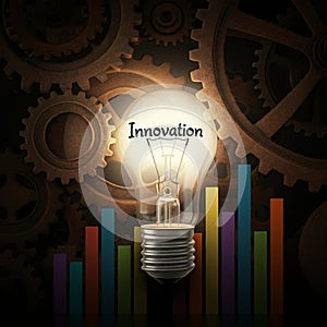AI-Generated Image: Light Bulb with \