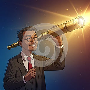 AI-Generated Image of Network Diagram with Circular Nodes and Color Gradient