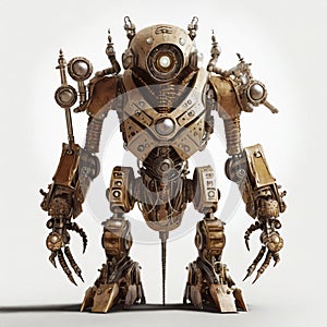 Steampunk fantasy monster