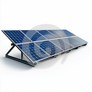Industrial Solar panel standing on floor, Solar energy generation, industrial solar Farm, Solar Systems