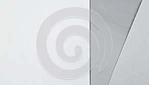 Minimal White Paper Layers AI Generated