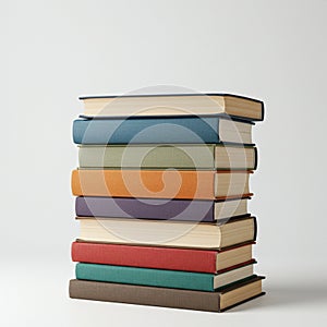 AI-Generated Image: Stack of Books for Knowledge and Inspiration