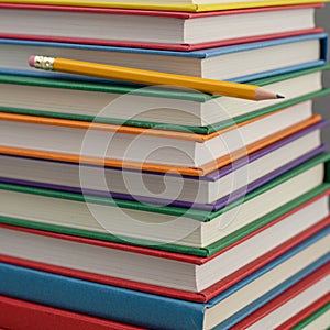 AI-Generated Image: Stack of Books for Knowledge and Inspiration